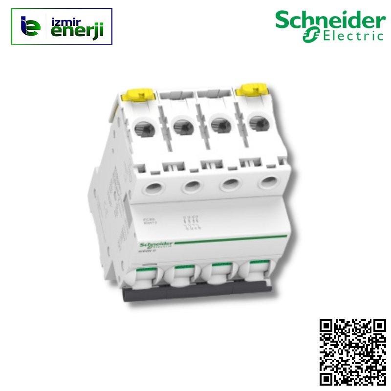 A9F74404 4x4A iC60N 6 kA, C Eğrisi Otomatik Sigorta