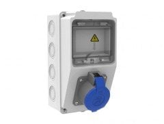 Kombinasyon ABS 120x255x122 IP44 Önü Prizli