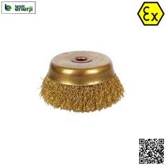 Kıvılcım Çıkarmaz Ex-Proof 90 x 13mm Çanak Tel Fırça