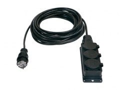 Kauçuk 1x16A Üçlü Grup Priz (3X1,5mm 3mt.KABLOLU )