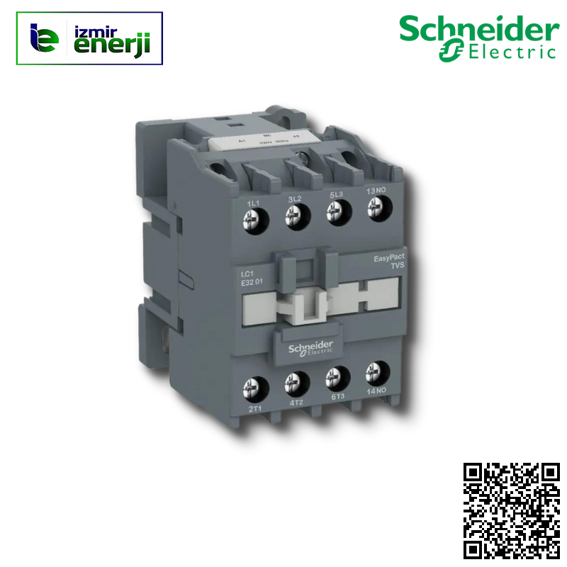 LC1E1210M5 1NA 5.5kW 12A 220V AC 3 Kutuplu Kontaktör