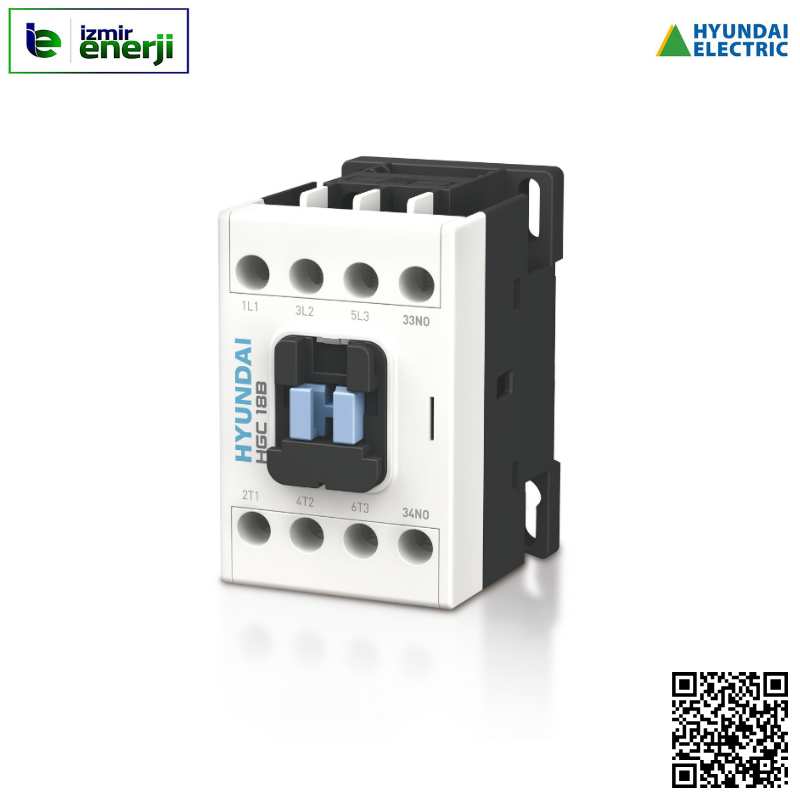 HGC12B10NSX220 5,5 kW 12A 1NA 220V AC Kontaktör