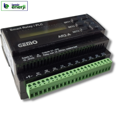 AR2-A-24VDC-14D-RTC CPU 18..32Vdc Ray Tipi ''Ladder Logic'' ile Programlanabilir Akıllı Röle / PLC