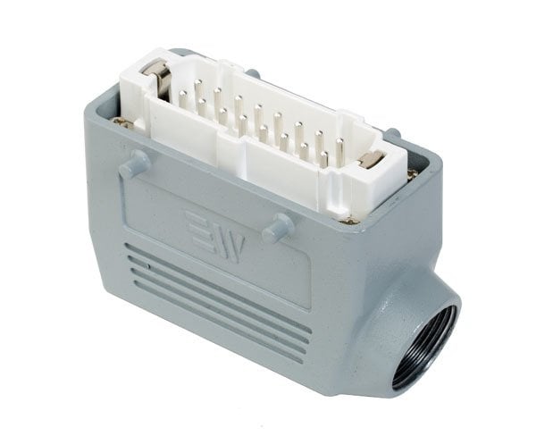 16x16 A (16P+E) Alüminyum Gövde Fiş (Yan Giriş)