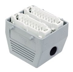 32x16 A (32P+E) Alüminyum Gövde Fiş (Yan Giriş)