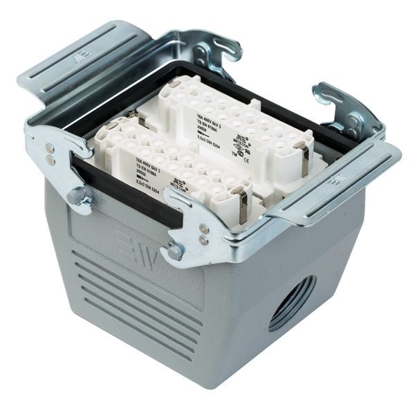 32x16 A (32P+E) Alüminyum Gövde Uzatma Prizi (Yan Giriş Mandallı Contalı)