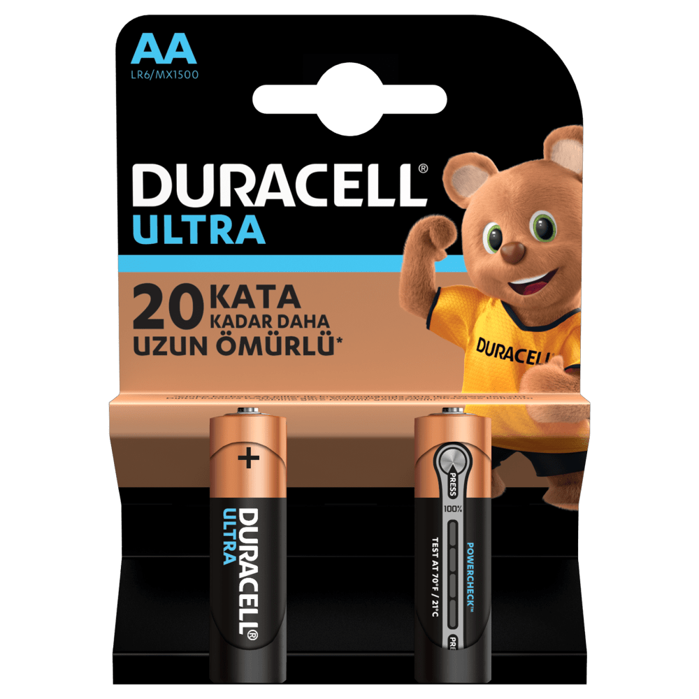 DURACELL Ultura Alkalin AA 2'lİ Pil