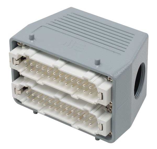 48x16 A (48P+E) Alüminyum Gövde Fiş (Yan Giriş)