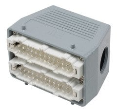 48x16 A (48P+E) Alüminyum Gövde Fiş (Yan Giriş)