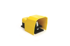 PDK Serisi Metal Korumalı 1NO+1NC Tekli Sarı Plastik Pedal