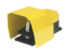 PDK Serisi Metal Korumalı 1NO+1NC Tekli Sarı Plastik Pedal