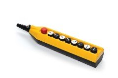 PV Serisi 9lu Çift Hızlı 1NC Acil Stoplu Vinç Kumanda Kutusu