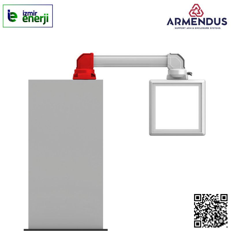 340 ° Tepe Montaj Modülü Köşe Çıkış ± 170 °