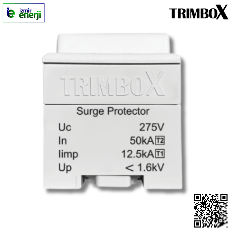 YM1T1T2 B + C Sınıf 2 Kutuplu Parafudr ( 50kA )