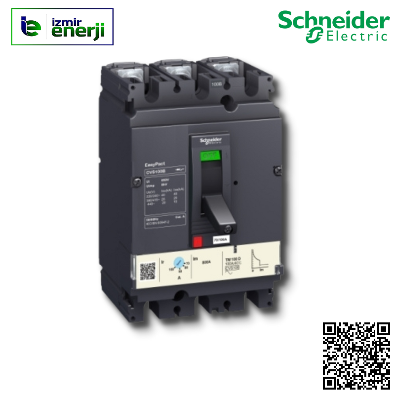 LV510302 25kA 3x32A CVS100B TM32D EasyPact CVS Şalter