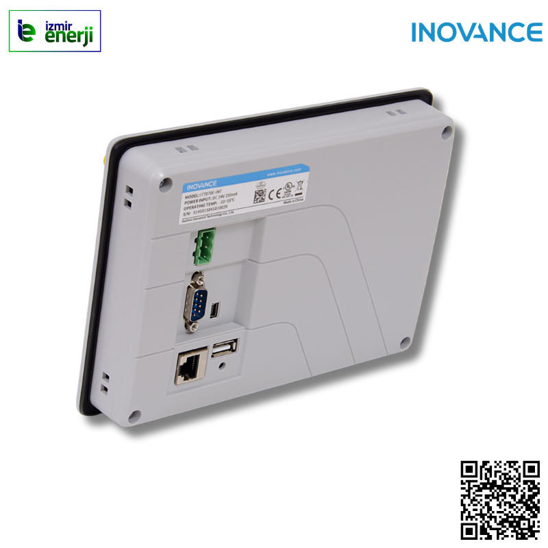 IT7070E 7'' HMI, 800x480, Ethernet, RS422/RS485, RS232, USB, IP65