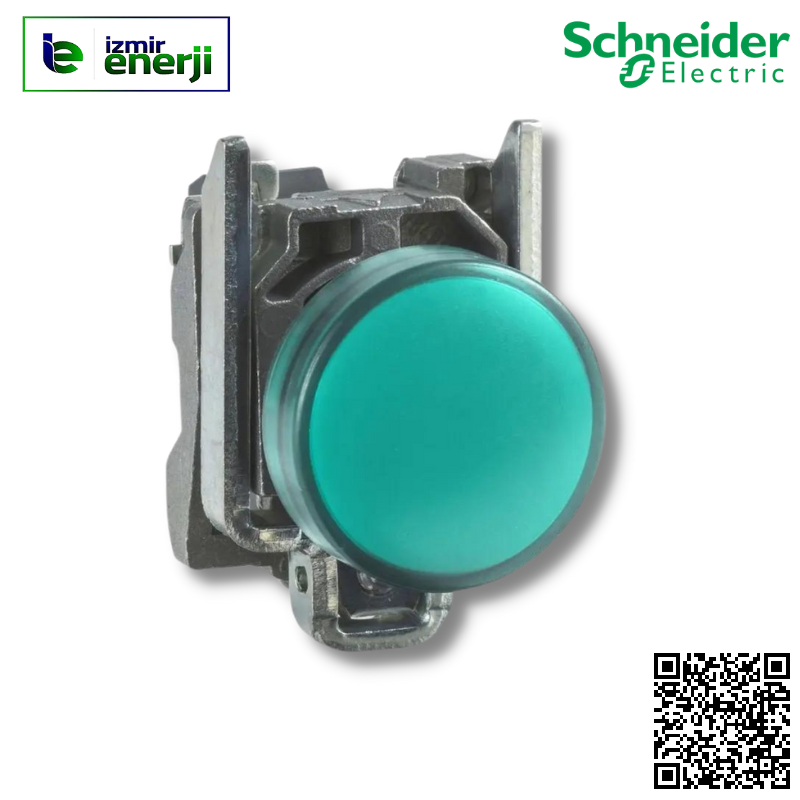 XB4-BVB3 LED”li 24 V AC/DC Yeşil  Sinyal Lambası