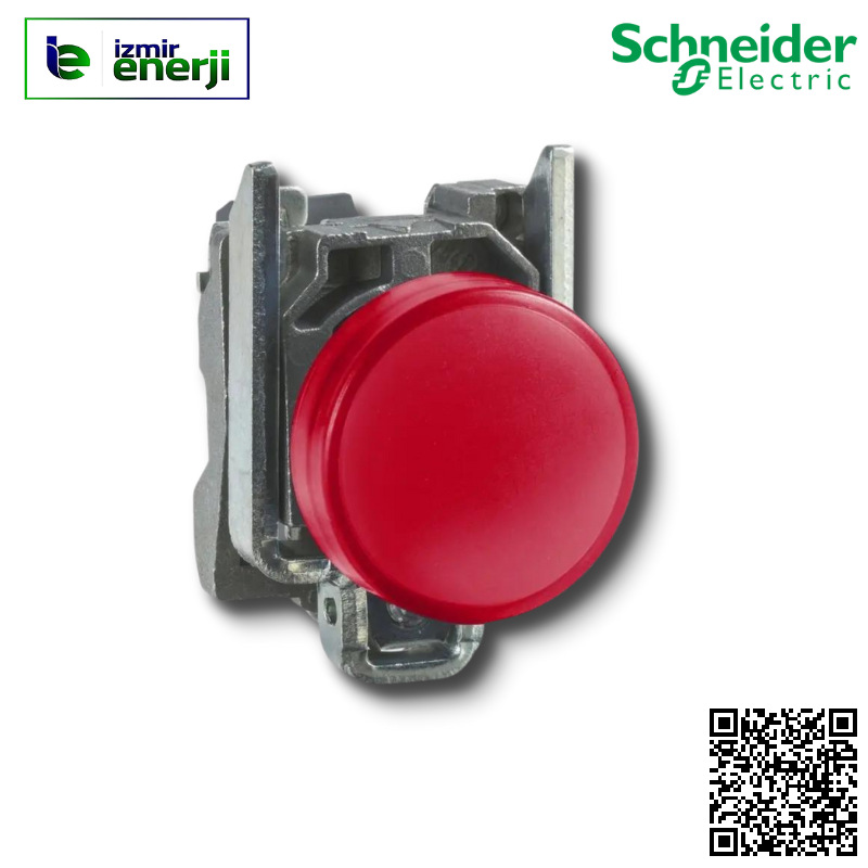XB4-BVB4 LED”li 220 V AC Kırmızı  Sinyal Lambası