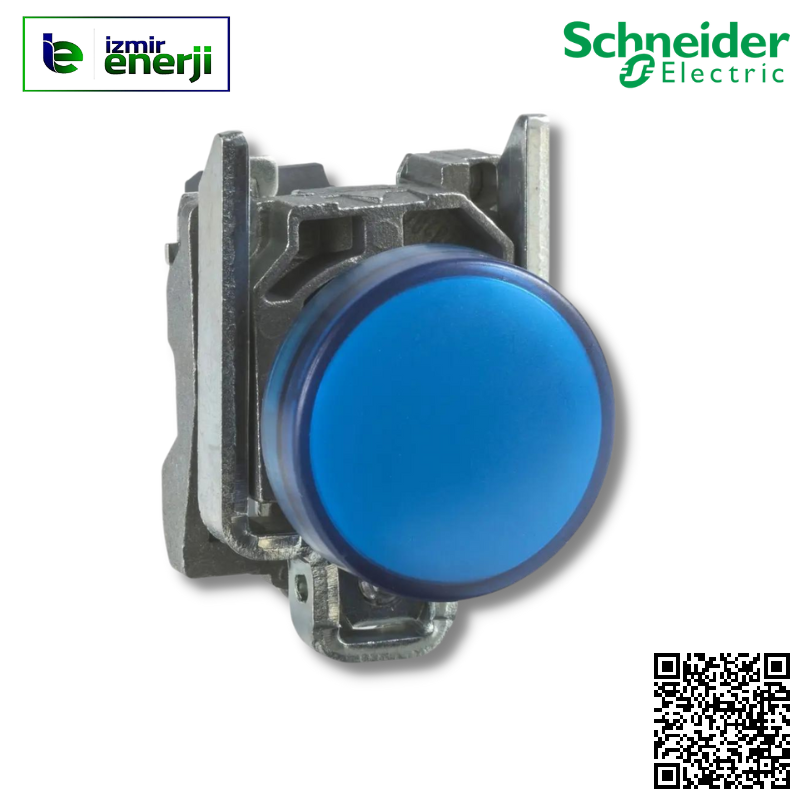 XB4-BVM6 LED”li 220 V AC Mavi  Sinyal Lambası