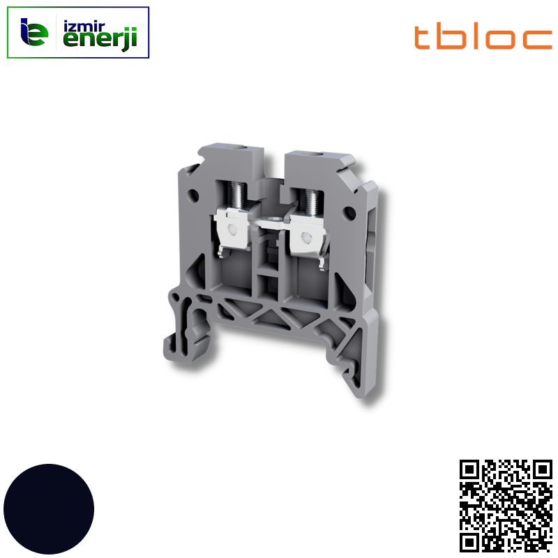 TBL 2,5 - 2,5mm² Siyah Ray Klemens