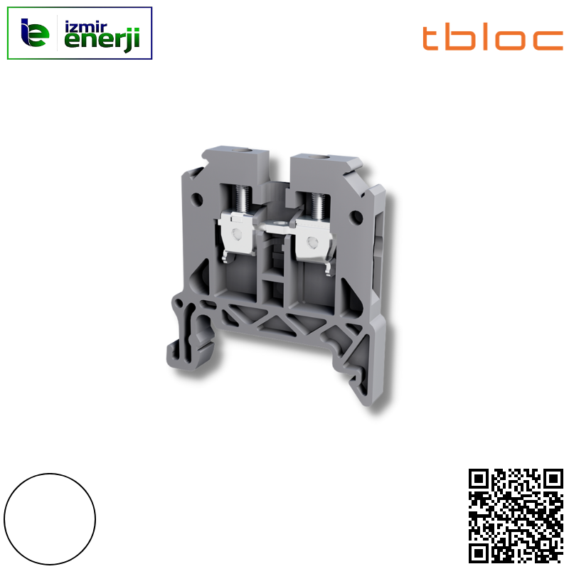 TBL 2,5 - 2,5mm² Beyaz Ray Klemens