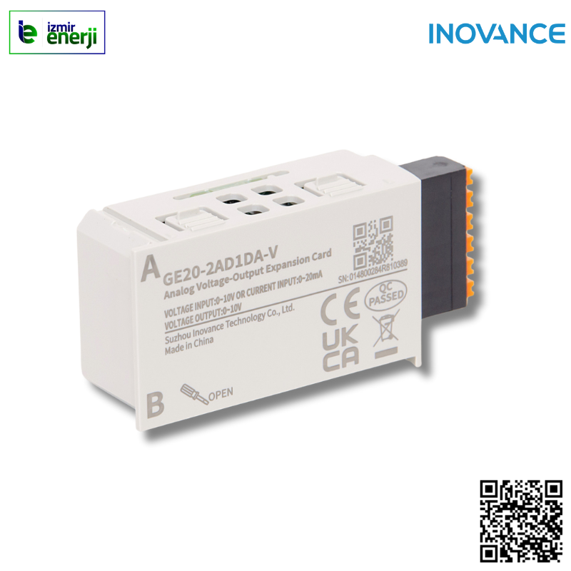 GE20-2AD1DA-V 2 Kanal analog voltaj giriş ve 1 kanal analog voltaj çıkış