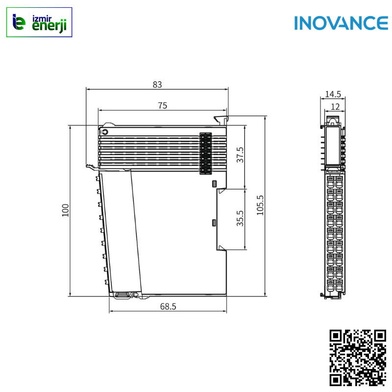 GL20-4PT 4 Kanal sıcaklık modülü (Pt100, Pt500, Pt1000, Cu100, KTY84, NTC5K, NTC10K)