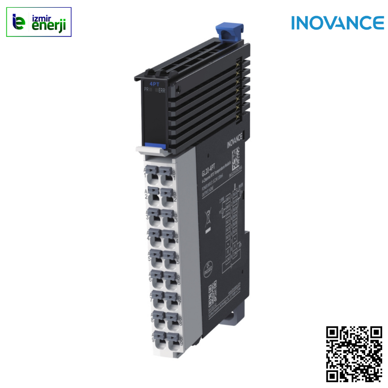 GL20-4PT 4 Kanal sıcaklık modülü (Pt100, Pt500, Pt1000, Cu100, KTY84, NTC5K, NTC10K)