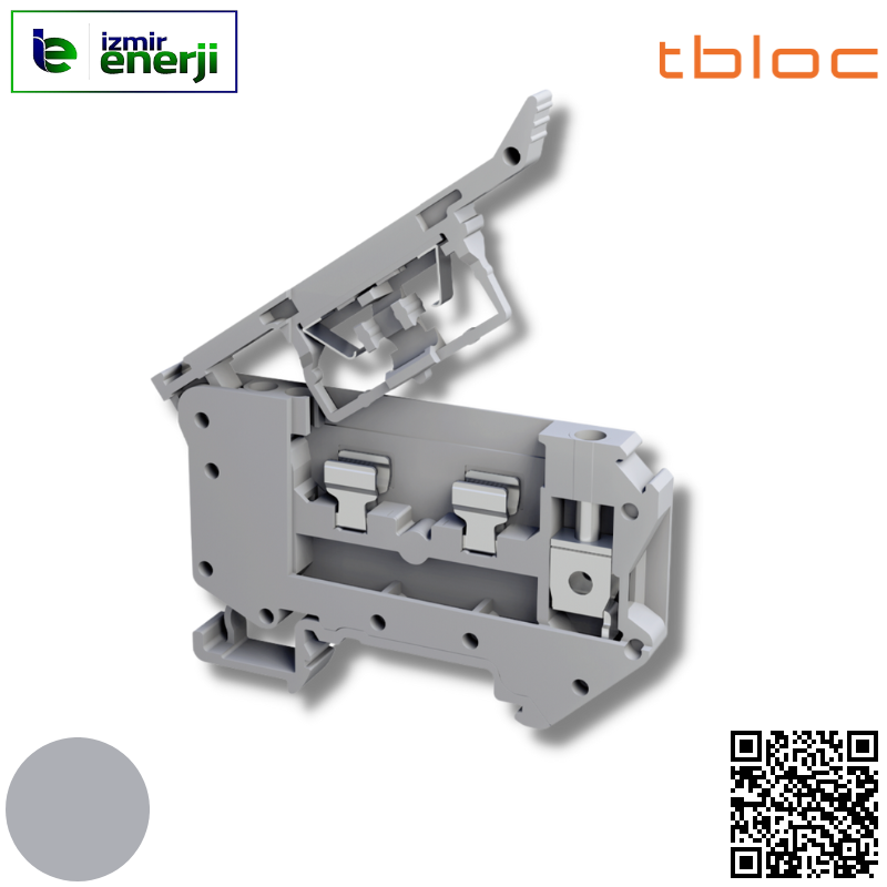 FDT 4 L - 2,5-4mm² Sigortalı Ayırma Klemens ( 110-220 VAC/DC )