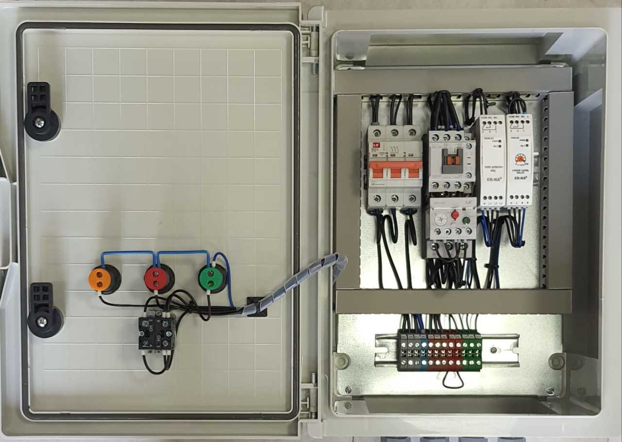 Monofaze 220-240V AC 2,2 kW / 3 HP Hazır Direk Dalgıç Pompa Panosu