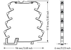 857-413 3 yollu izolasyonlu kuvvetlendirici giriş: 0-10 V çıkış : 0-20 mA