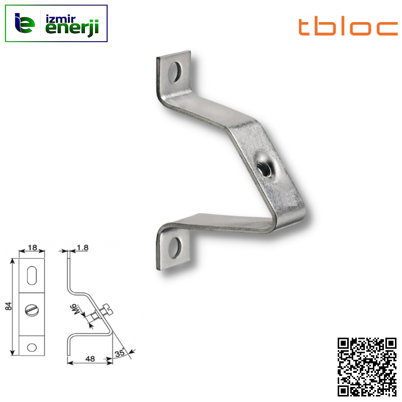 ART - M6 35° Açılı Ray Taşıyıcı