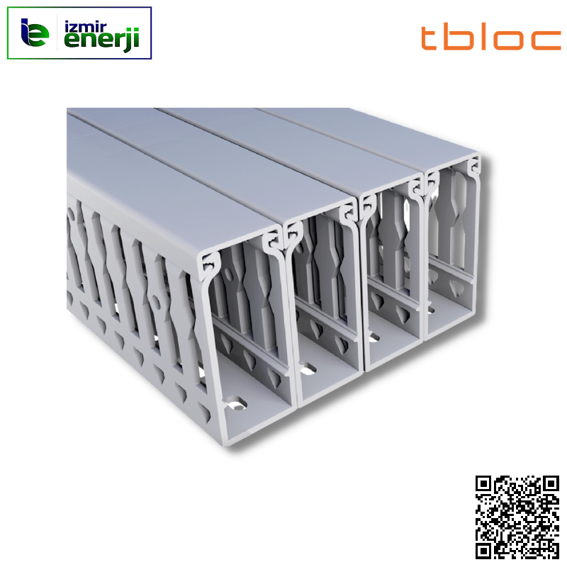 SWD 25 x 60 Pano Tipi Delikli Kablo Kanalı