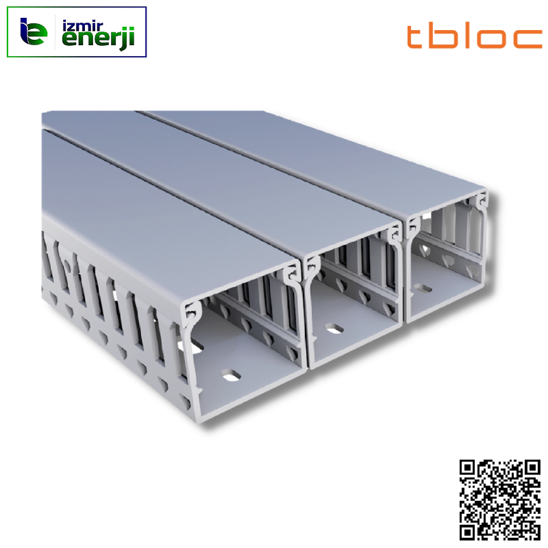 SWD 40 x 40 Pano Tipi Delikli Kablo Kanalı