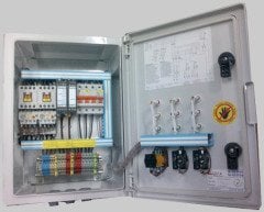 Trifaze 380V AC  7,5 kW / 10 HP Hazır Yıldız-Üçgen Hidrafor Pompası Panosu ( 1 Gruplu )