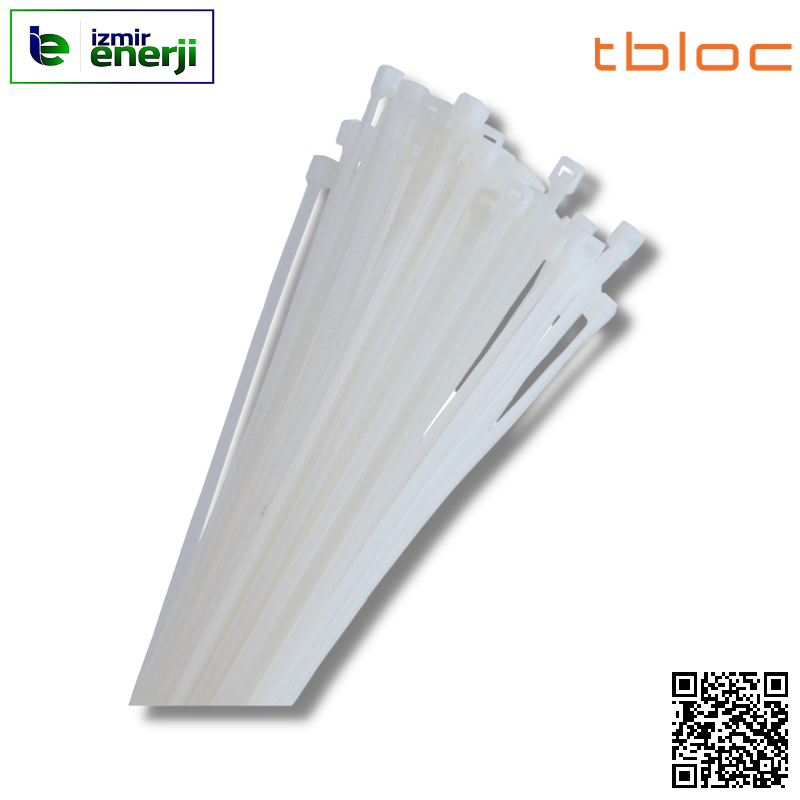 PCT 100 x 2,5 Beyaz / White Kablo Bağı