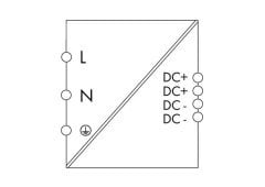 787-712 Giriş AC 90V . 264V Çıkış DC 24V , DC 2,5 A