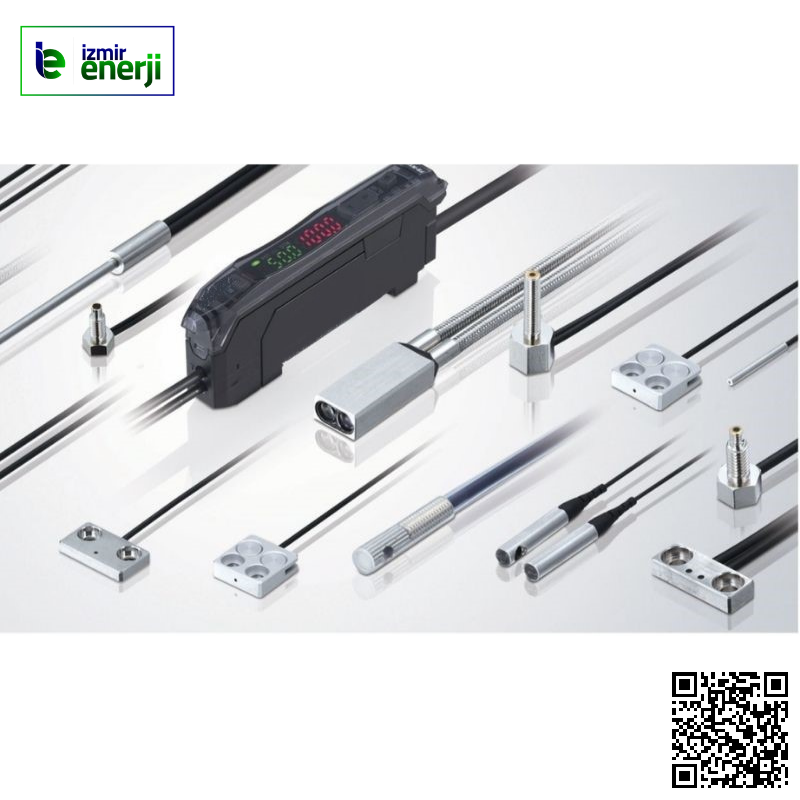 Beyaz LED Işık Kaynaklı Fiber Optik Amfi NPN, NO/NC, 2mt Kablolu