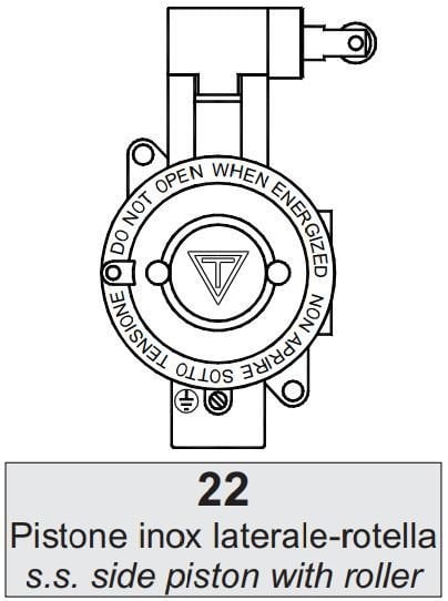 Exproof Limit Siviç ( Açısal Çelik Makara ) Zone 1