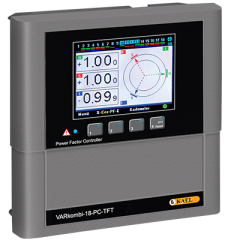 VARkombi-18-PC-TFT AG  Kompanzasyonu ve   Dengesiz Yüklü İşletmeler için SVC uyumlu Reaktif Güç Kontrol Rölesi