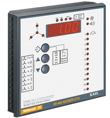 VARkombi-12-PC AG  Kompanzasyonu ve   Dengesiz Yüklü İşletmeler için SVC uyumlu Reaktif Güç Kontrol Rölesi