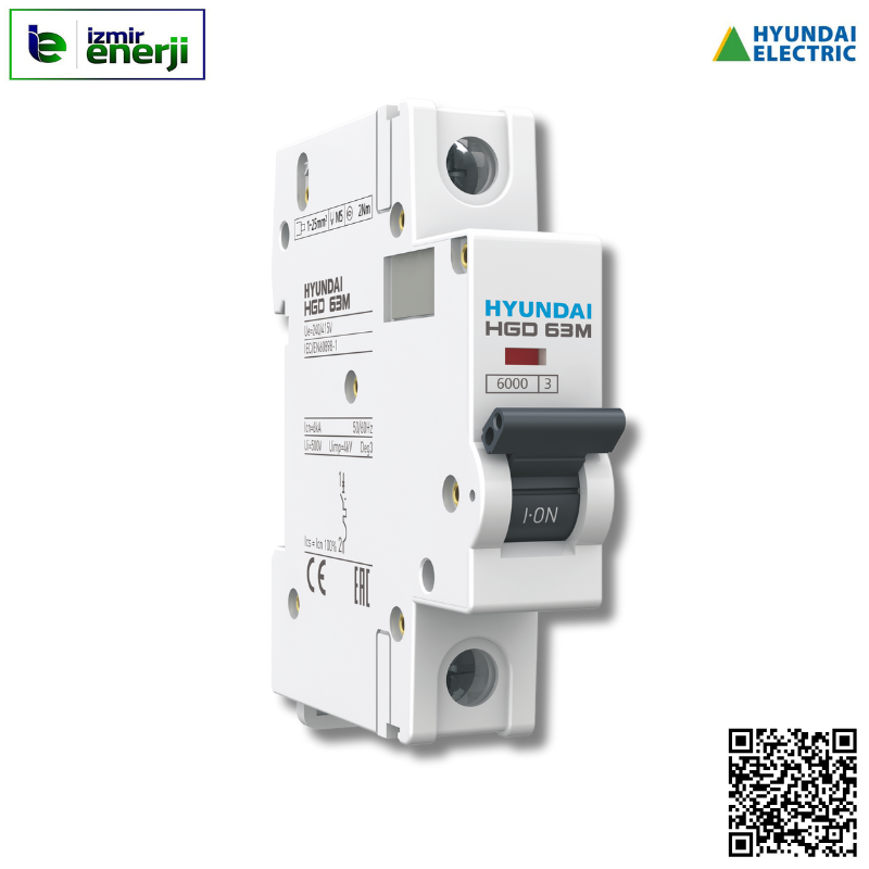 HGD63M1PMC040 Otomatik Sigorta 6kA 1 x40A