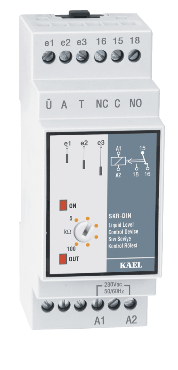 SKR-DIN Sıvı Seviye Kontrol Rölesi