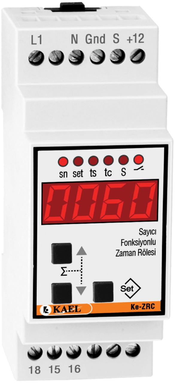 ke-ZRC Sayıcı Fonksiyonlu Dijital Zaman Rölesi Araç Yıkama Makinası İçin