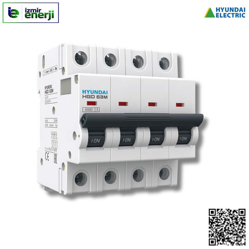 HGD63M4PMC016 Otomatik Sigorta 6kA 4 x 16A