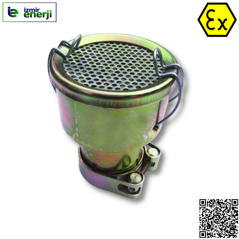 Kıvılcım Çıkarmaz Alev Kesici, Kıvılcım Önleyici  Ø32.5 // 39.0