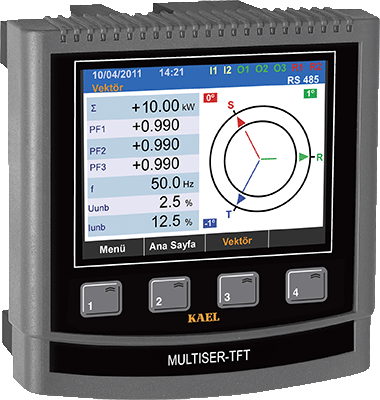 MULTISER-53-PC-TFT Şebeke Analizörü