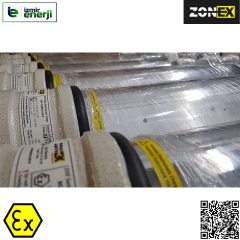 2 X 36W Exproof Armatür Zone 1 ( Floresan Takılabilir )