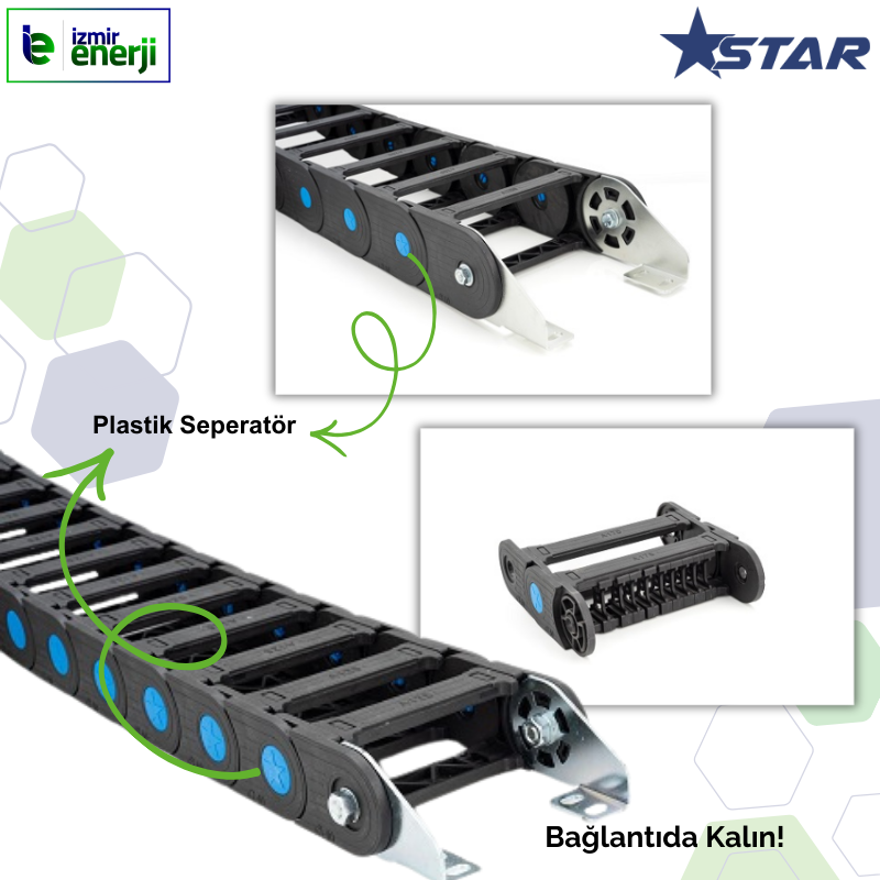S25 SP 25'lik Plastik Seperatör