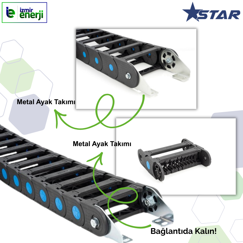 S42 M 42'lik Metal Ayak Takımı